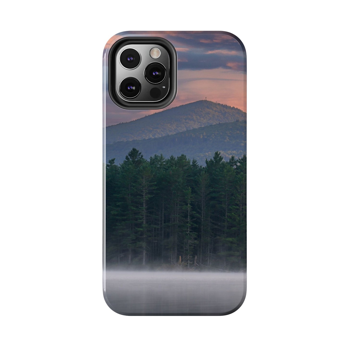 Impact Resistant Phone Case - Loon Lake Mountain