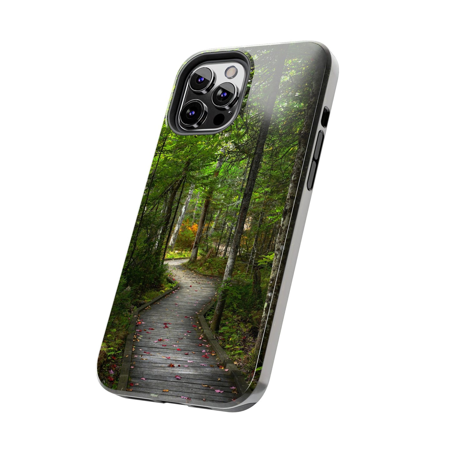 Impact Resistant Phone Case - Woodland Boardwalk