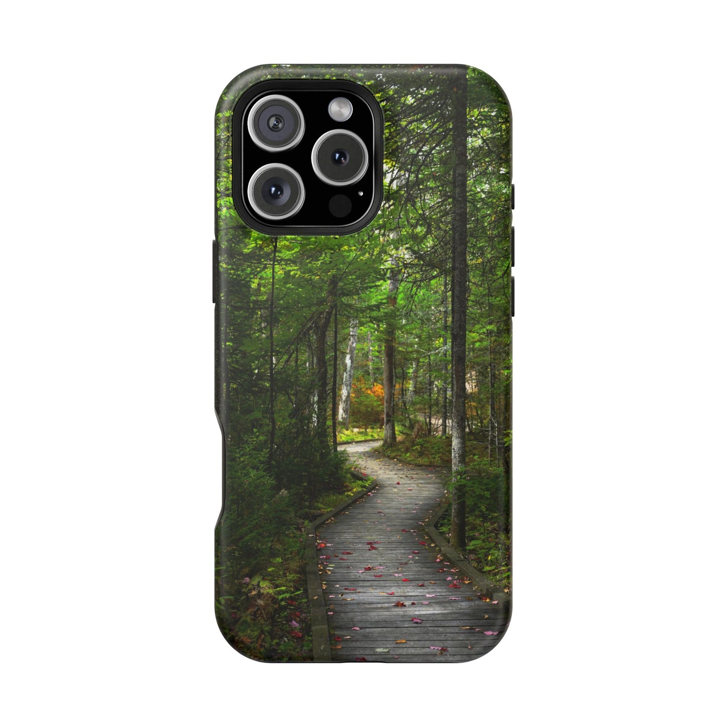 MagSafe Impact Resistant Phone Case - Woodland Boardwalk