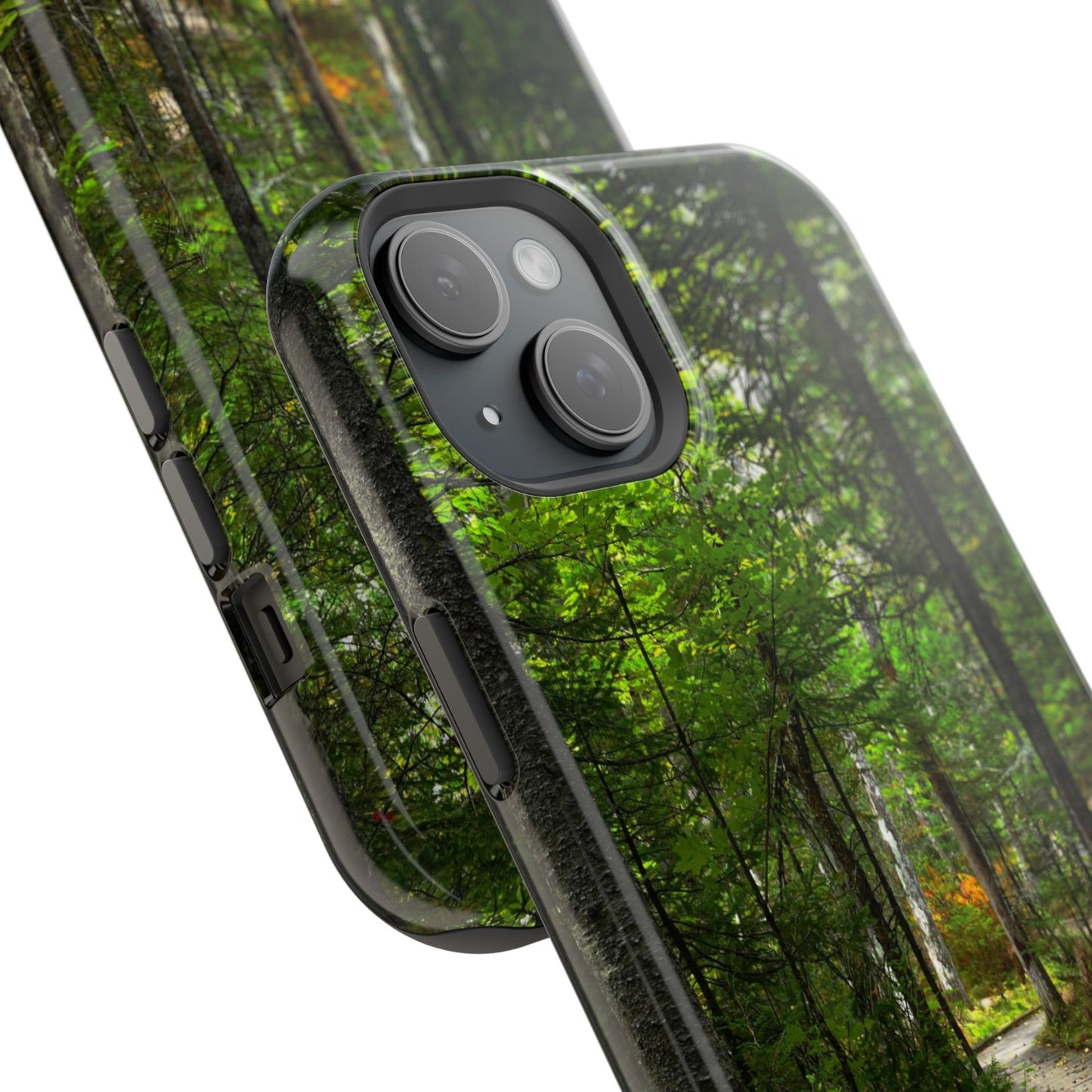 MagSafe Impact Resistant Phone Case - Woodland Boardwalk