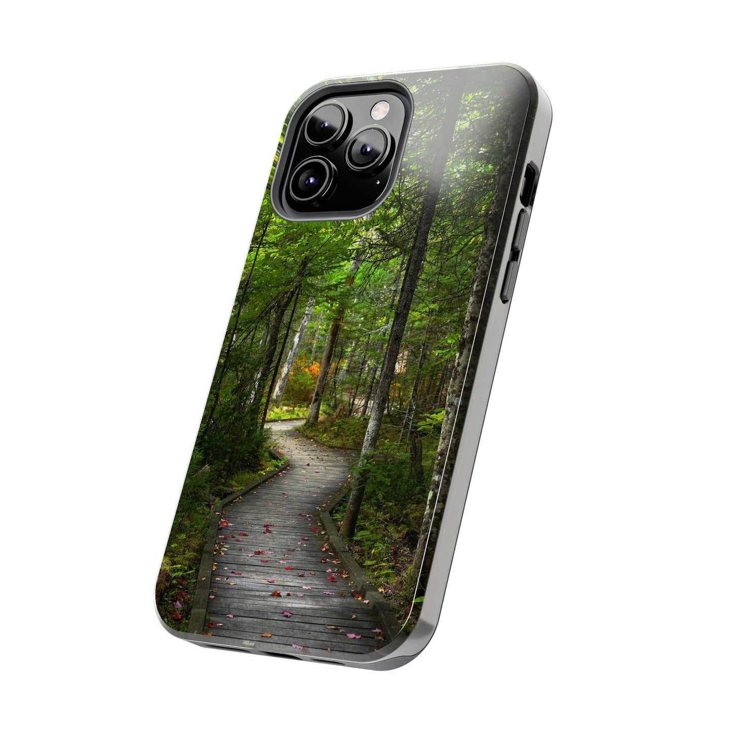 Impact Resistant Phone Case - Woodland Boardwalk