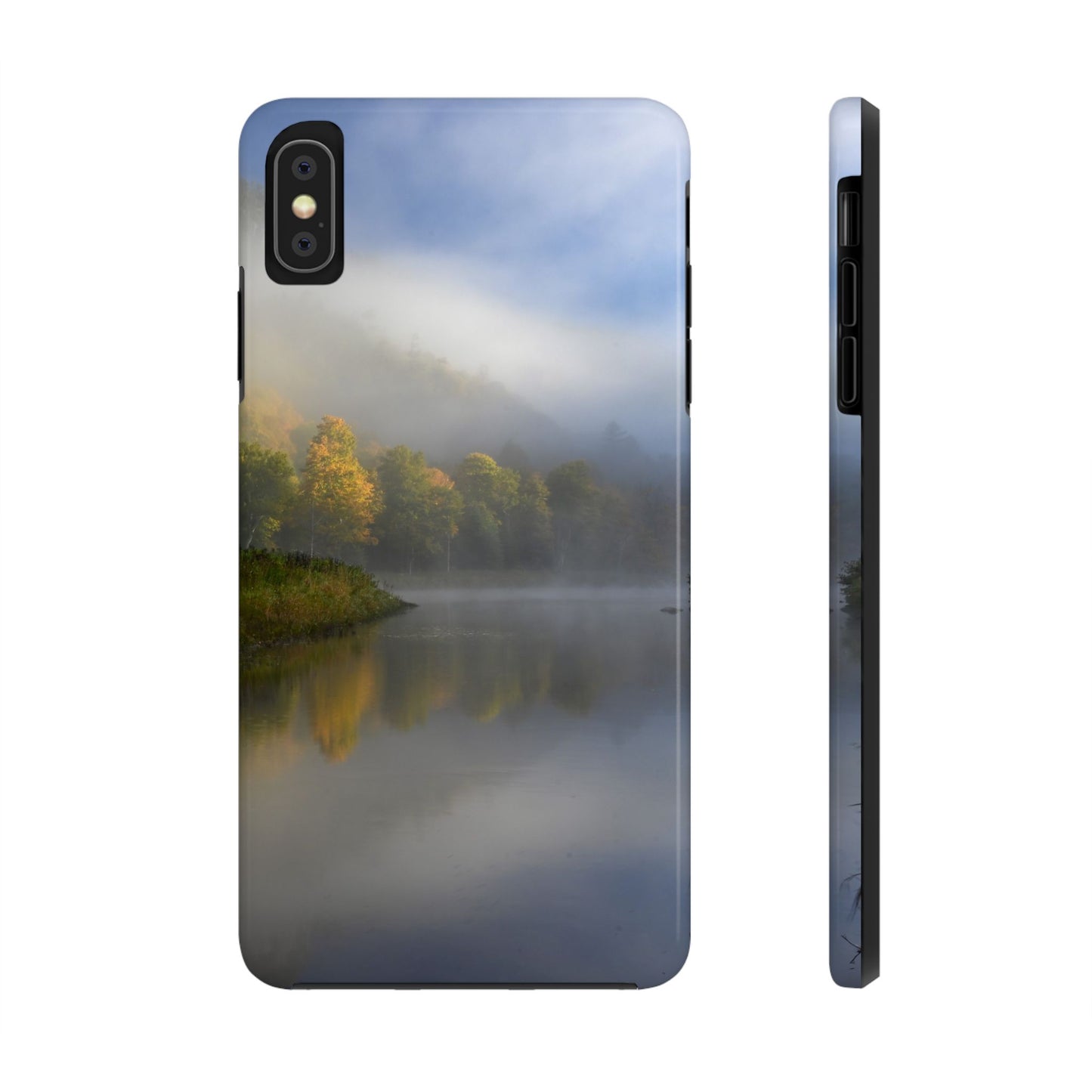 Impact Resistant Phone Case - Ausable River Autumn