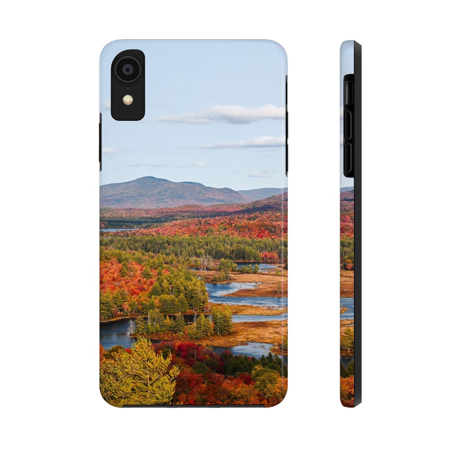 Impact Resistant Phone Case - Autumn Mountains & River