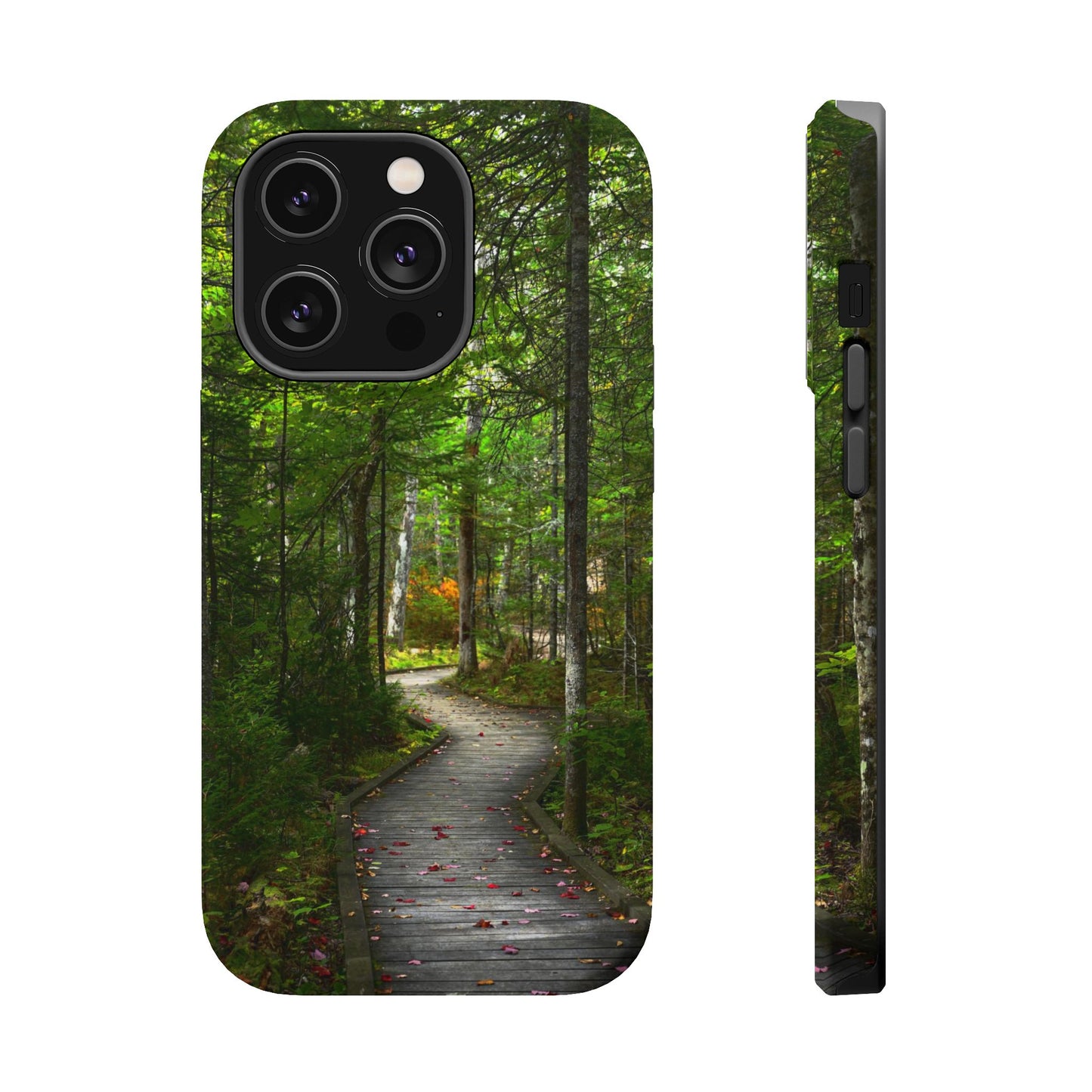 MagSafe Impact Resistant Phone Case - Woodland Boardwalk