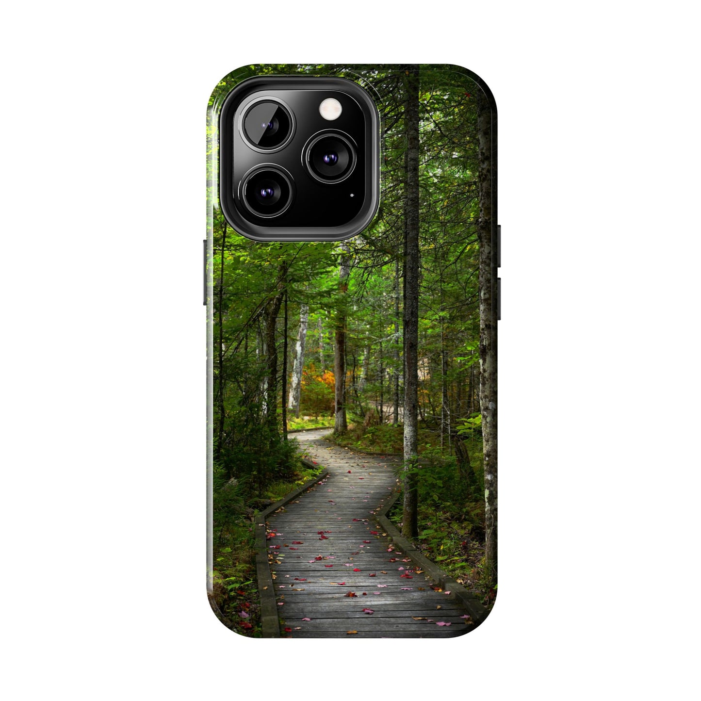 Impact Resistant Phone Case - Woodland Boardwalk