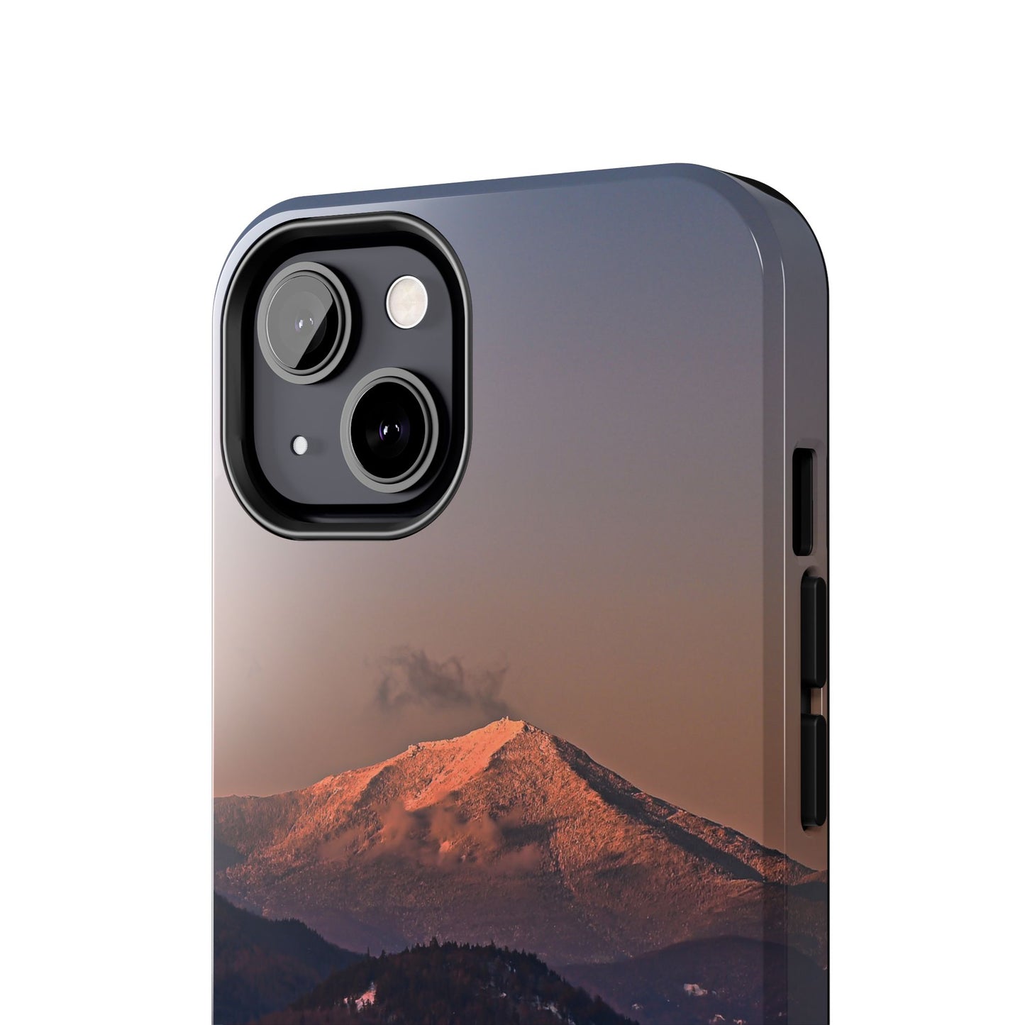 Impact Resistant Phone Case - Sundown in a Mountain Town