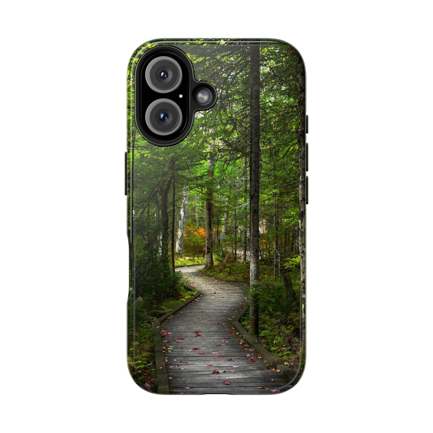 Impact Resistant Phone Case - Woodland Boardwalk