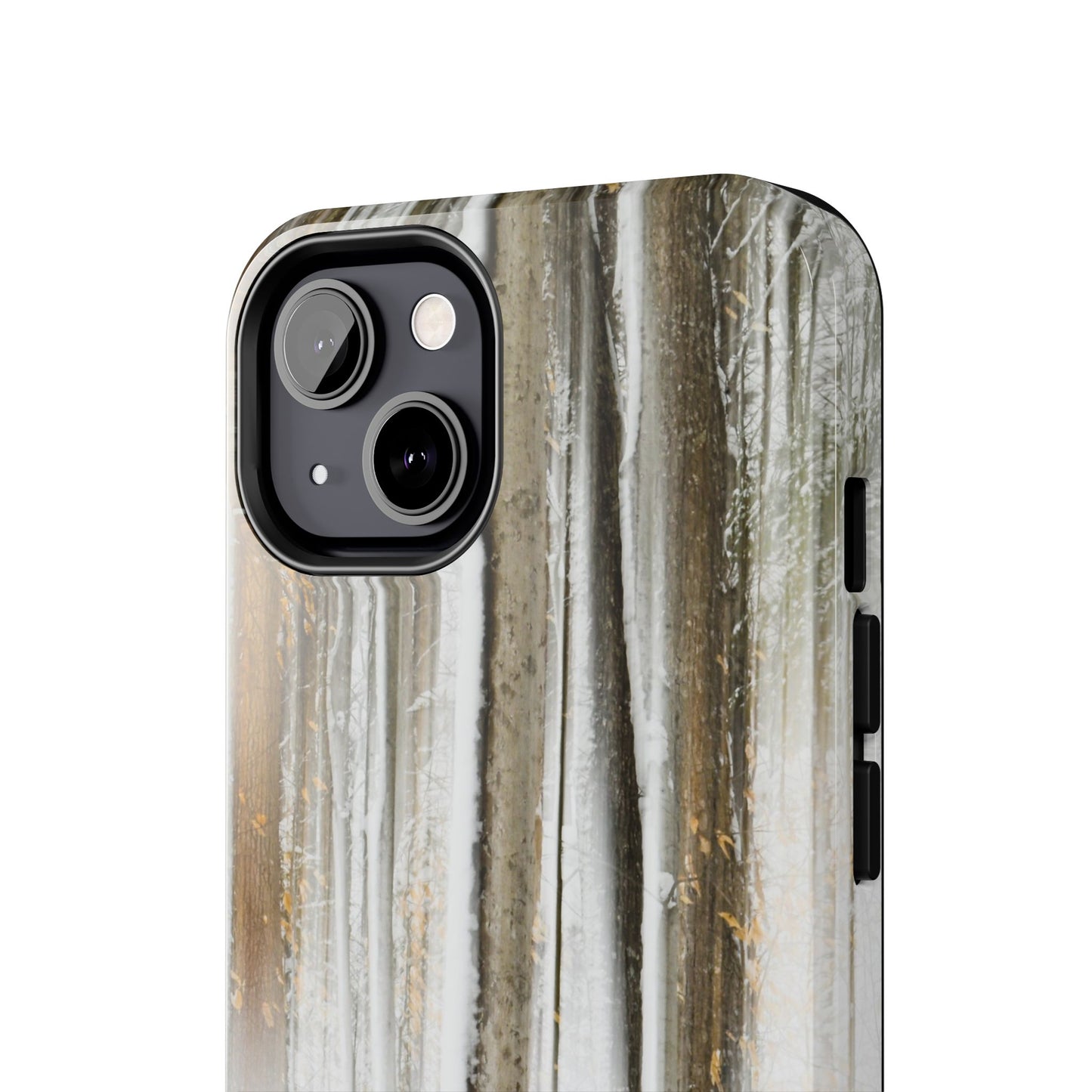 Impact Resistant Phone Case - Abstract Winter Forest