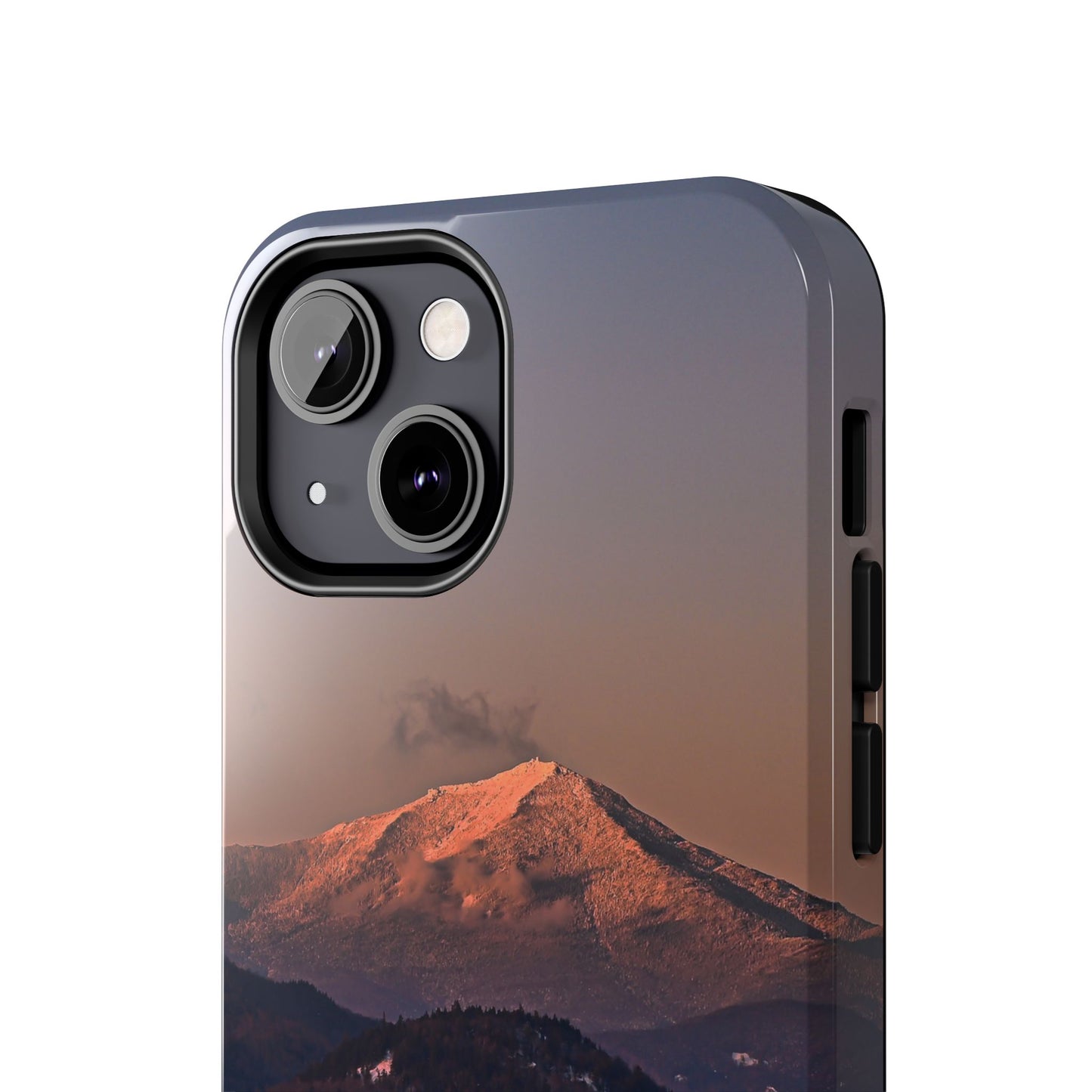 Impact Resistant Phone Case - Sundown in a Mountain Town