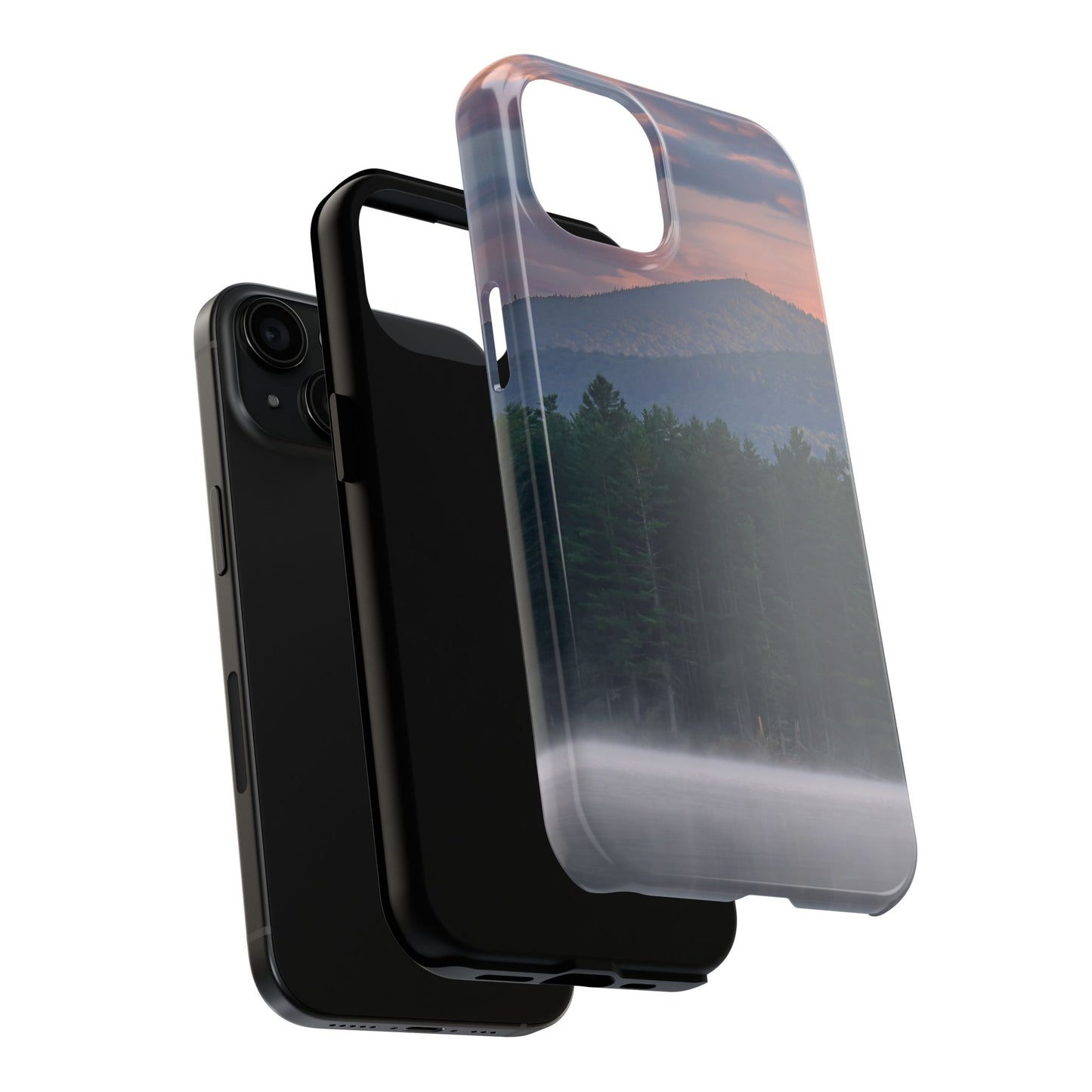 Impact Resistant Phone Case - Loon Lake Mountain