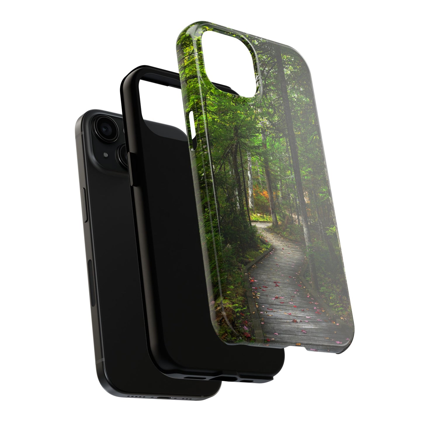Impact Resistant Phone Case - Woodland Boardwalk