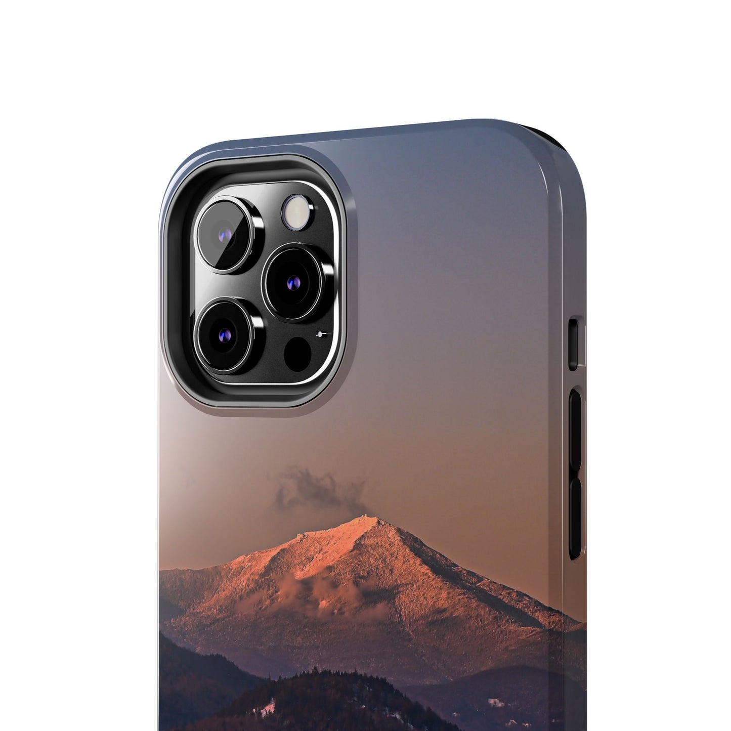 Impact Resistant Phone Case - Sundown in a Mountain Town