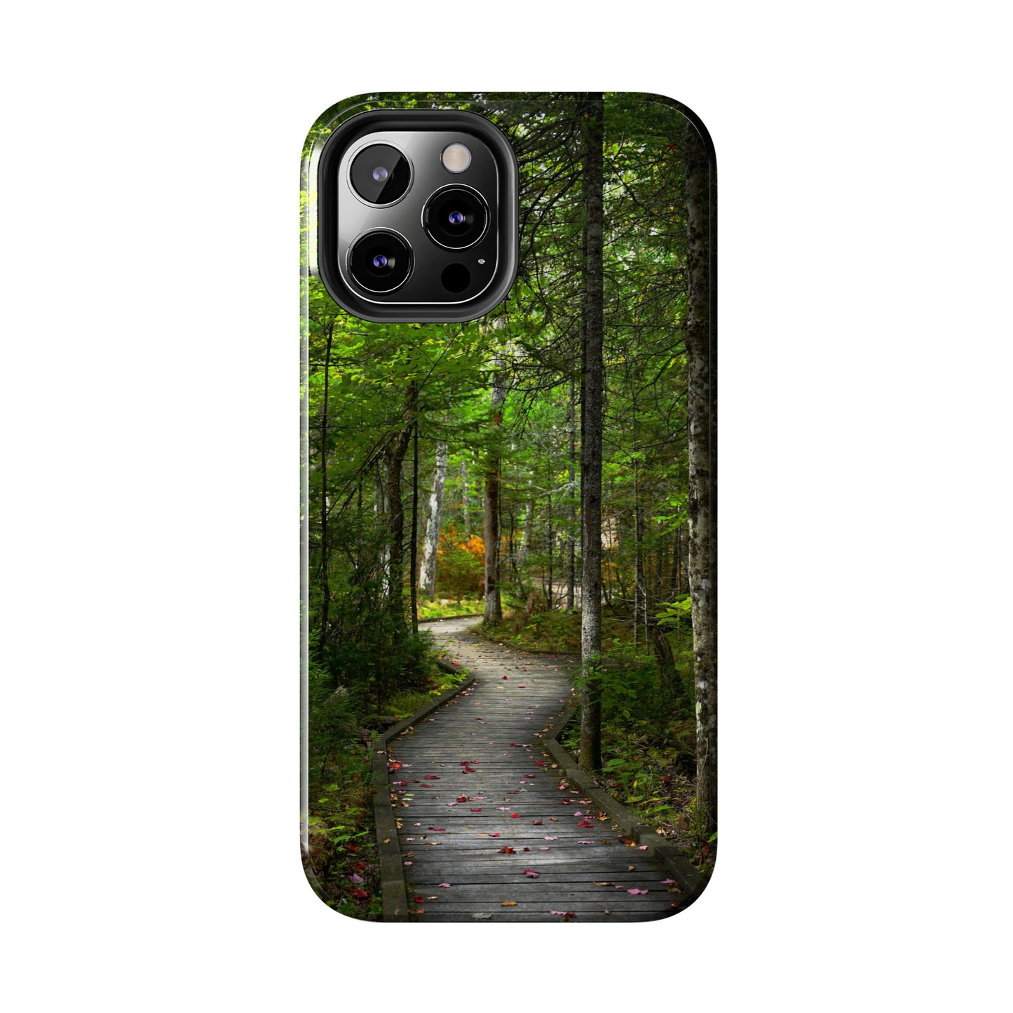 Impact Resistant Phone Case - Woodland Boardwalk
