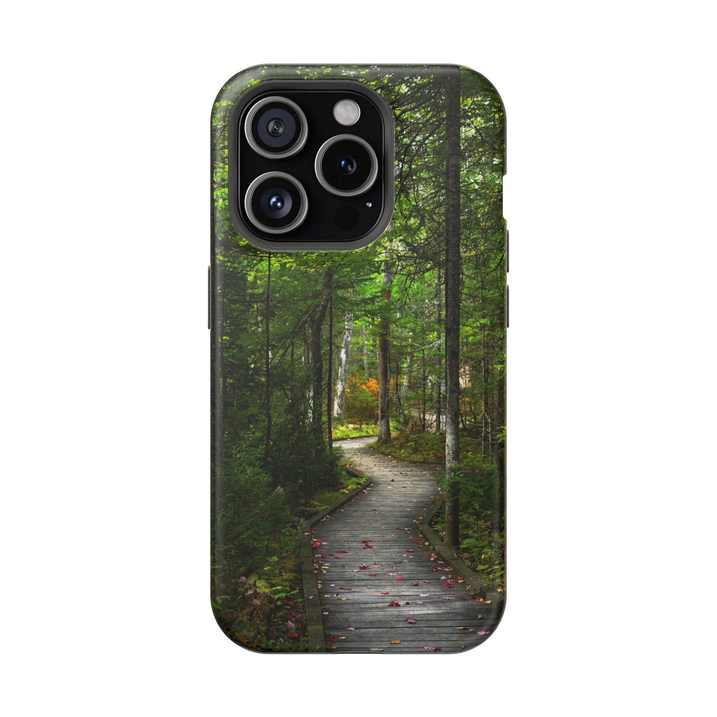 MagSafe Impact Resistant Phone Case - Woodland Boardwalk