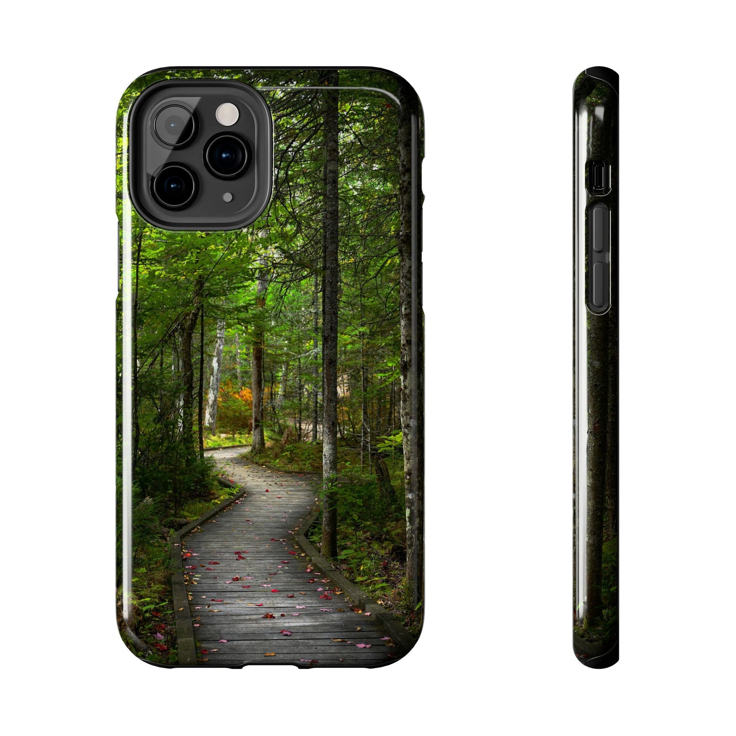 Impact Resistant Phone Case - Woodland Boardwalk