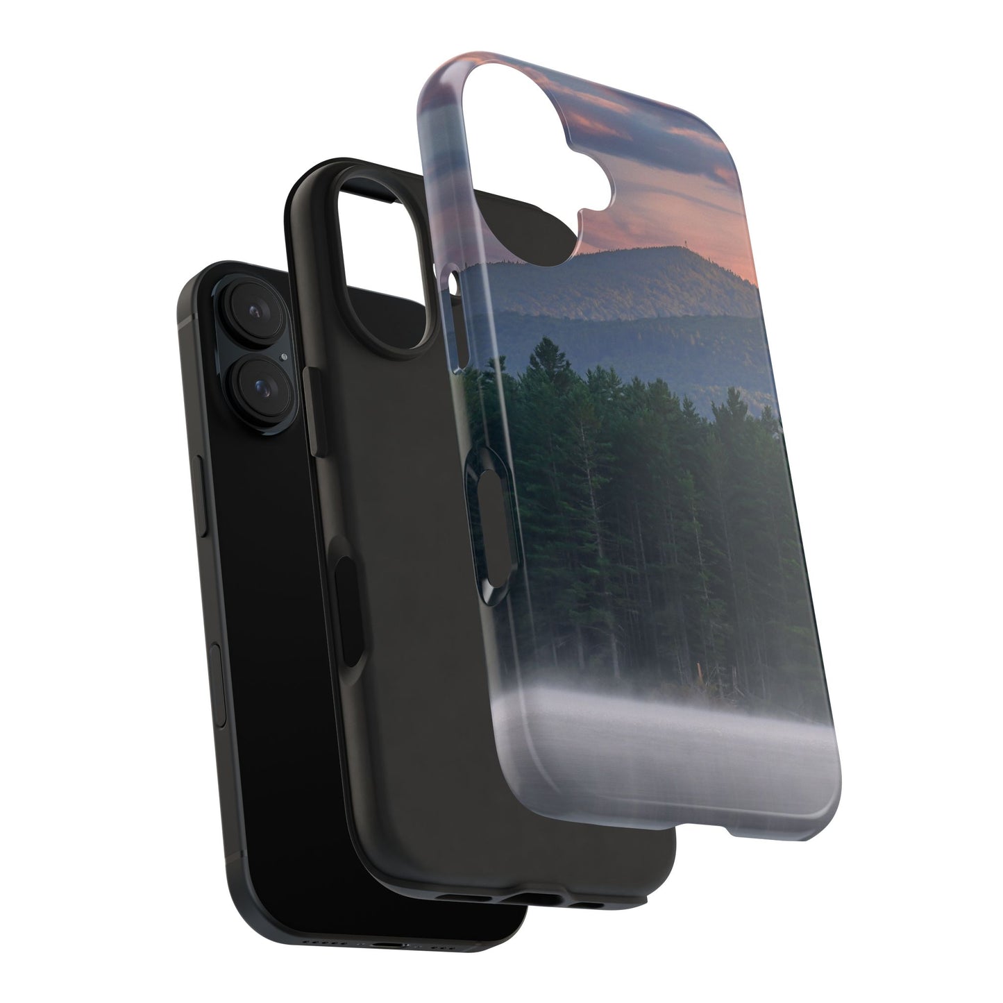 Impact Resistant Phone Case - Loon Lake Mountain