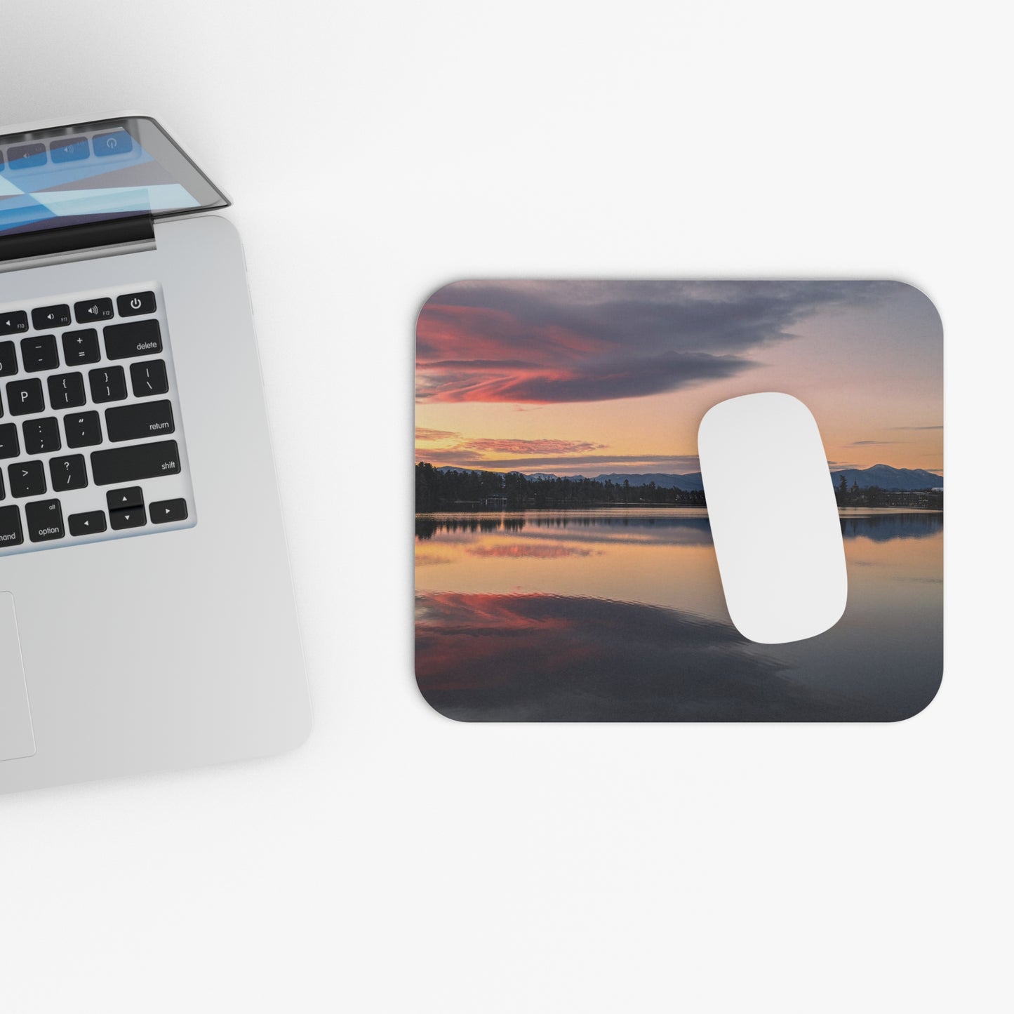 Mirror Lake: Double the Beauty Mouse Pad