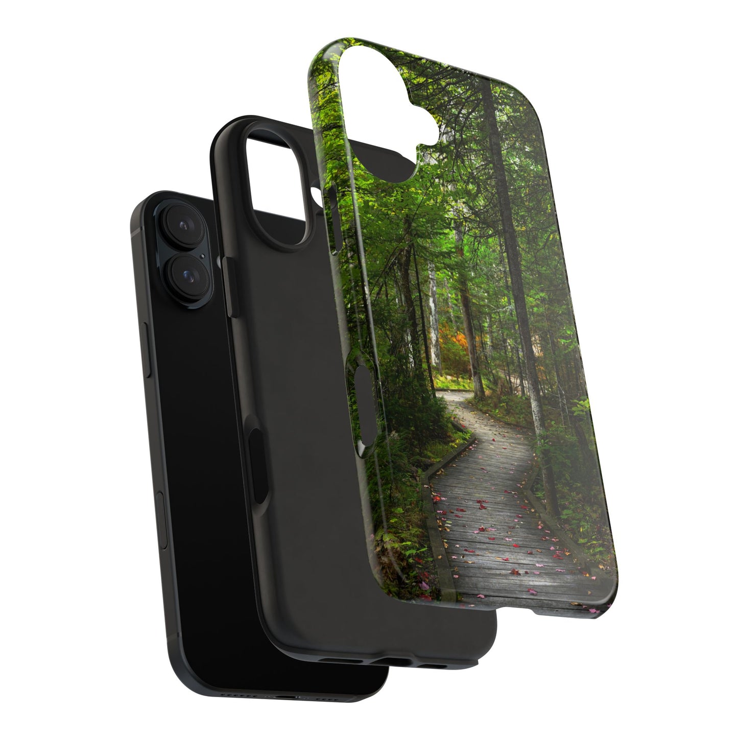 Impact Resistant Phone Case - Woodland Boardwalk