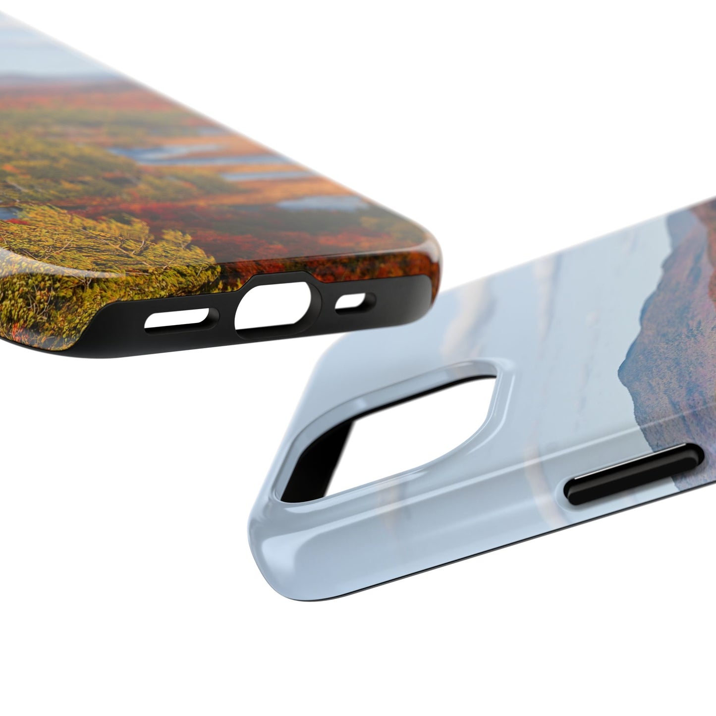Impact Resistant Phone Case - Autumn Mountains & River