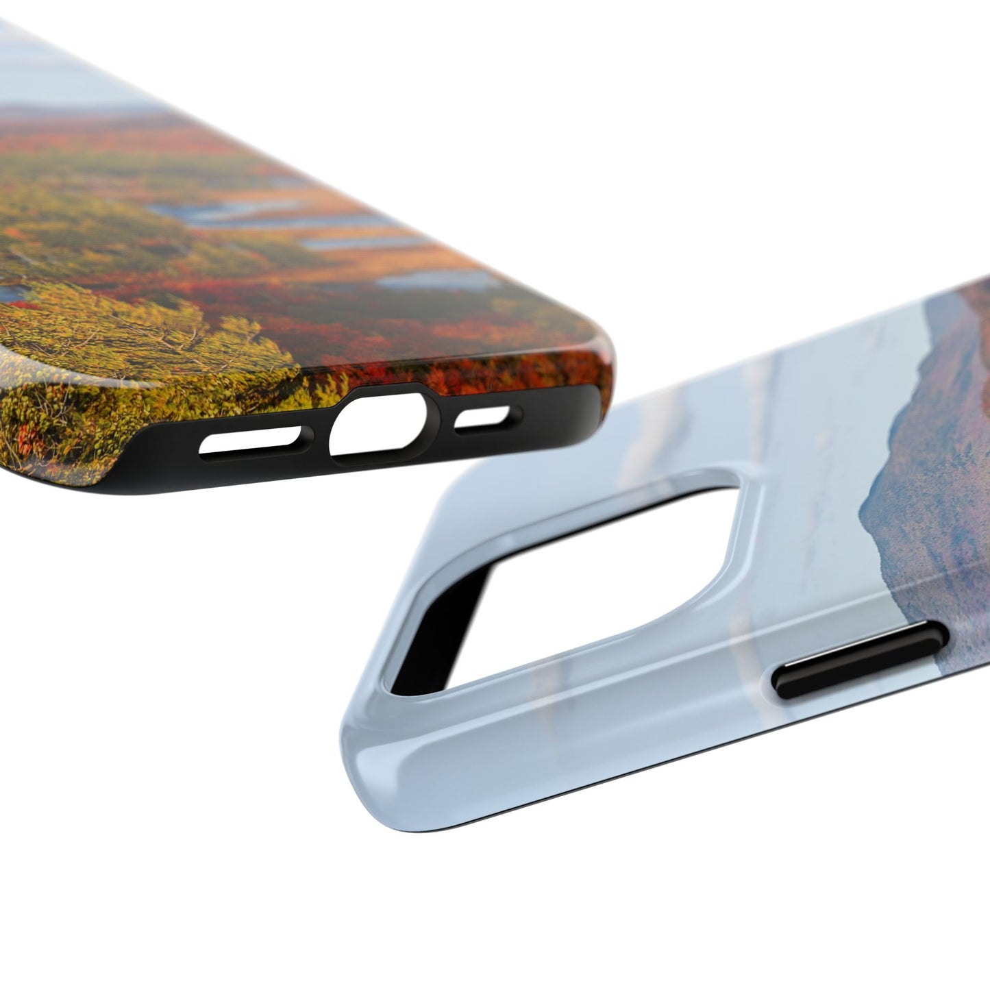 Impact Resistant Phone Case - Autumn Mountains & River