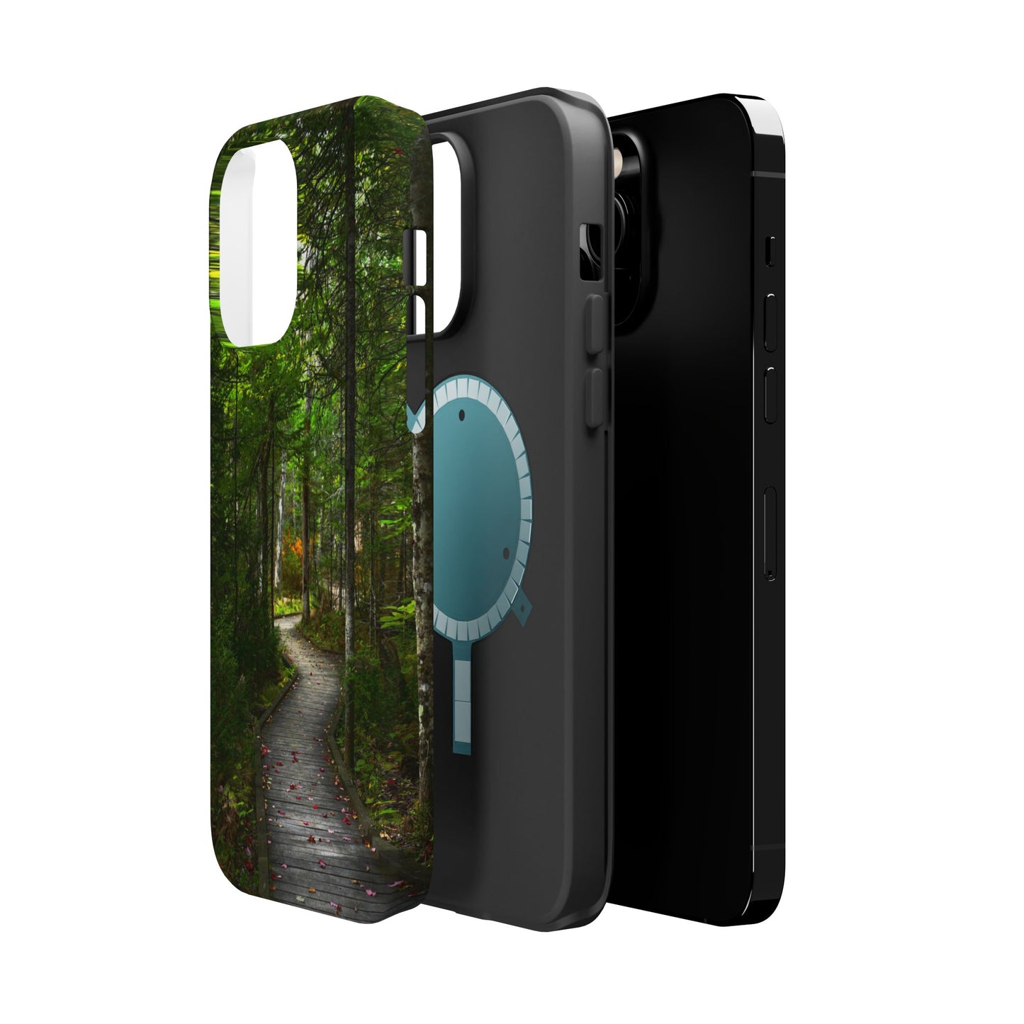MagSafe Impact Resistant Phone Case - Woodland Boardwalk