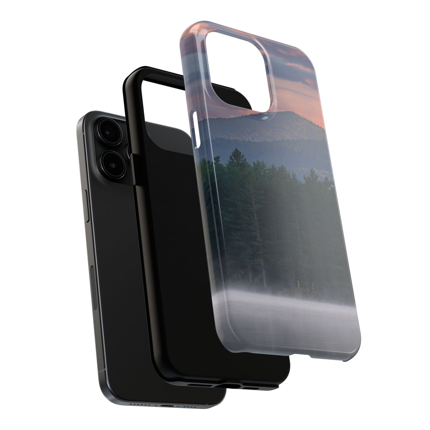 Impact Resistant Phone Case - Loon Lake Mountain