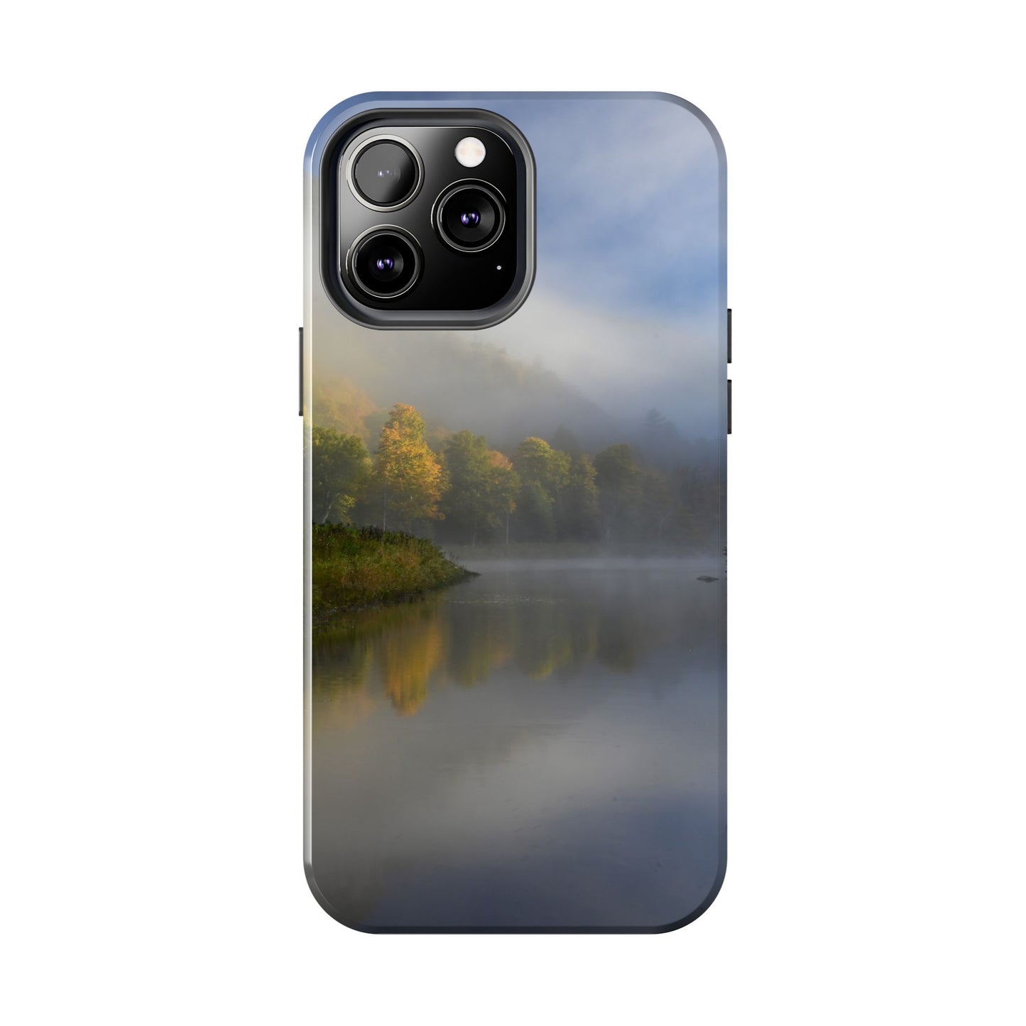 Impact Resistant Phone Case - Ausable River Autumn