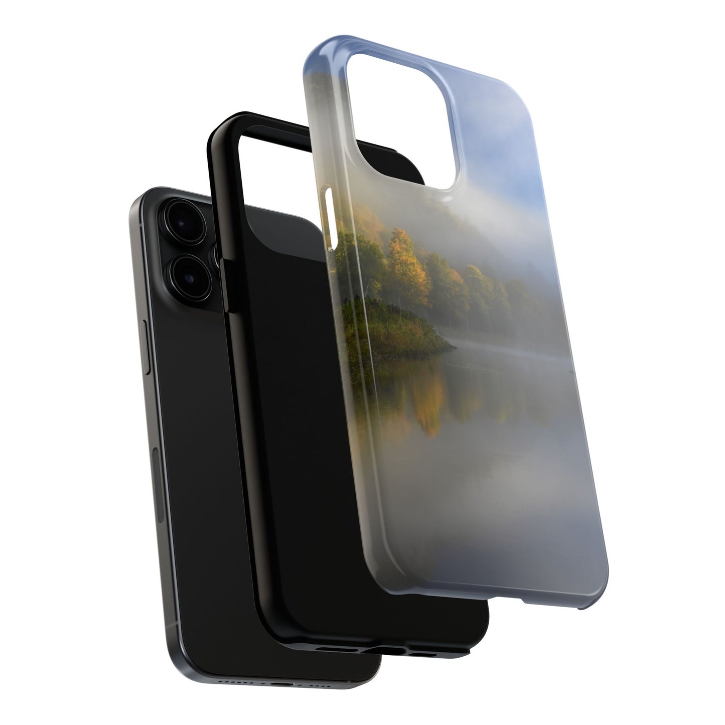 Impact Resistant Phone Case - Ausable River Autumn