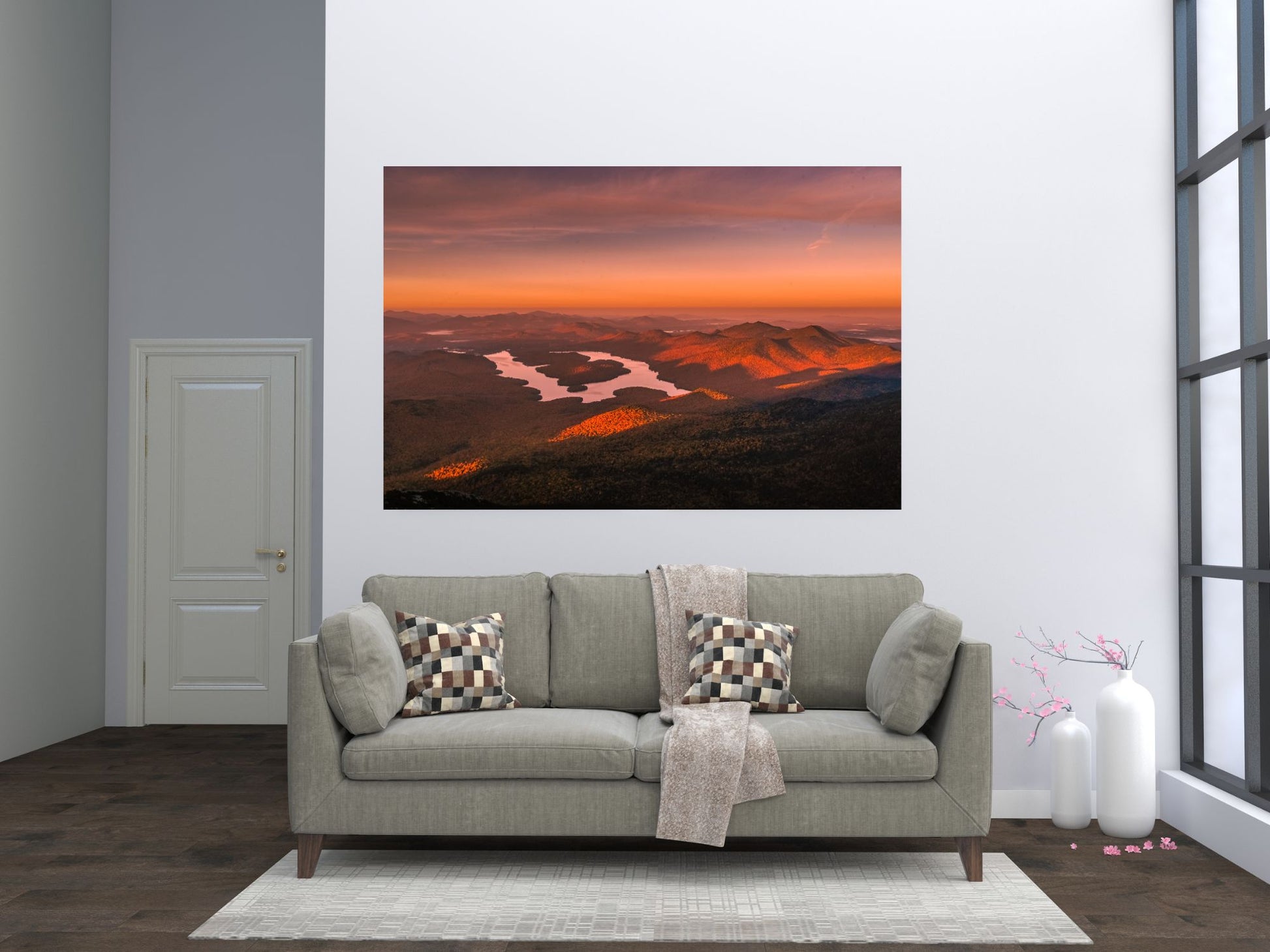Autumn Sunrise Magic from Whiteface photographic print