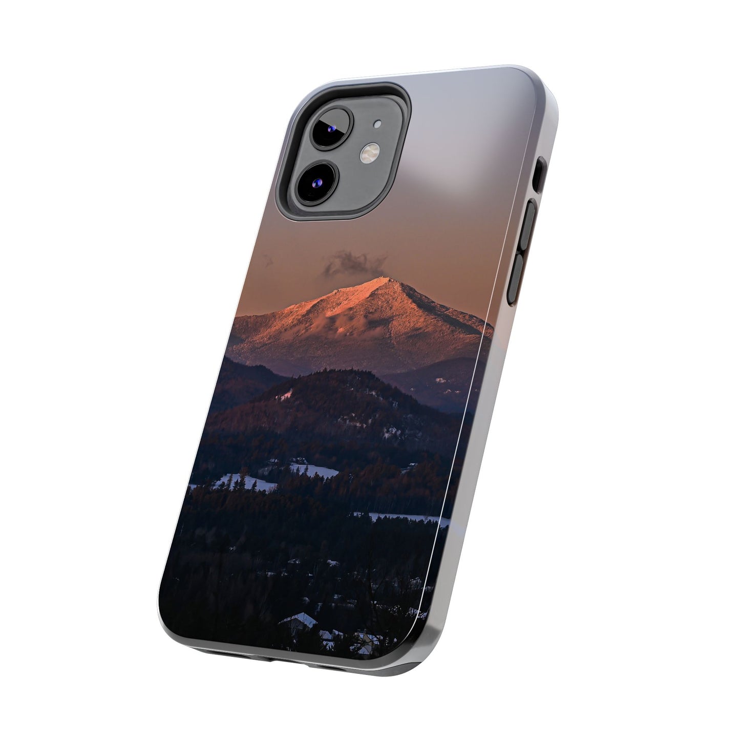 Impact Resistant Phone Case - Sundown in a Mountain Town