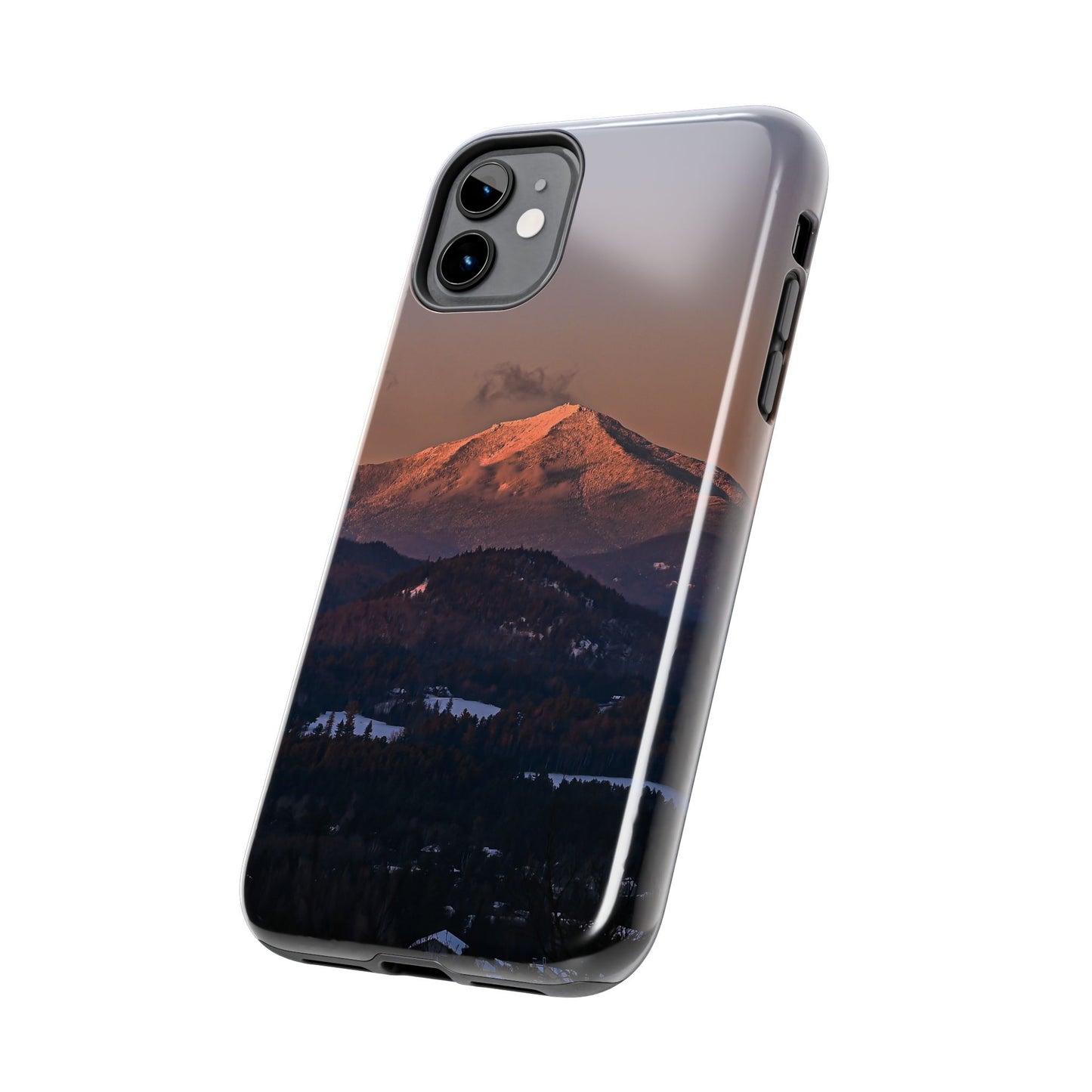Impact Resistant Phone Case - Sundown in a Mountain Town