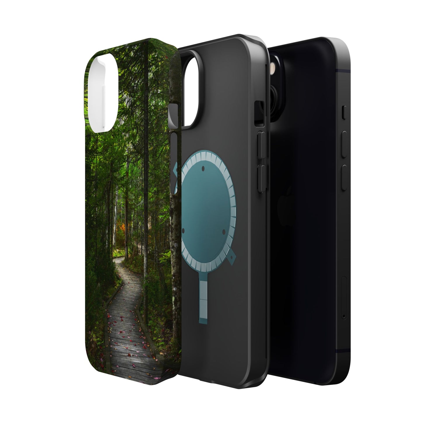 MagSafe Impact Resistant Phone Case - Woodland Boardwalk