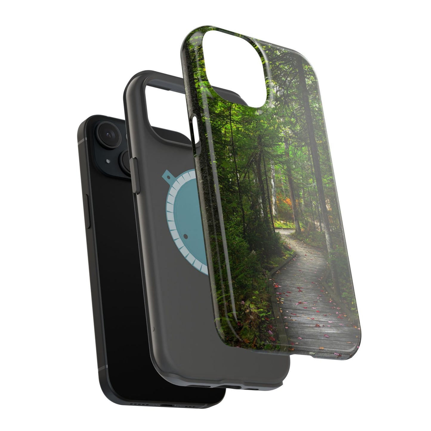 MagSafe Impact Resistant Phone Case - Woodland Boardwalk