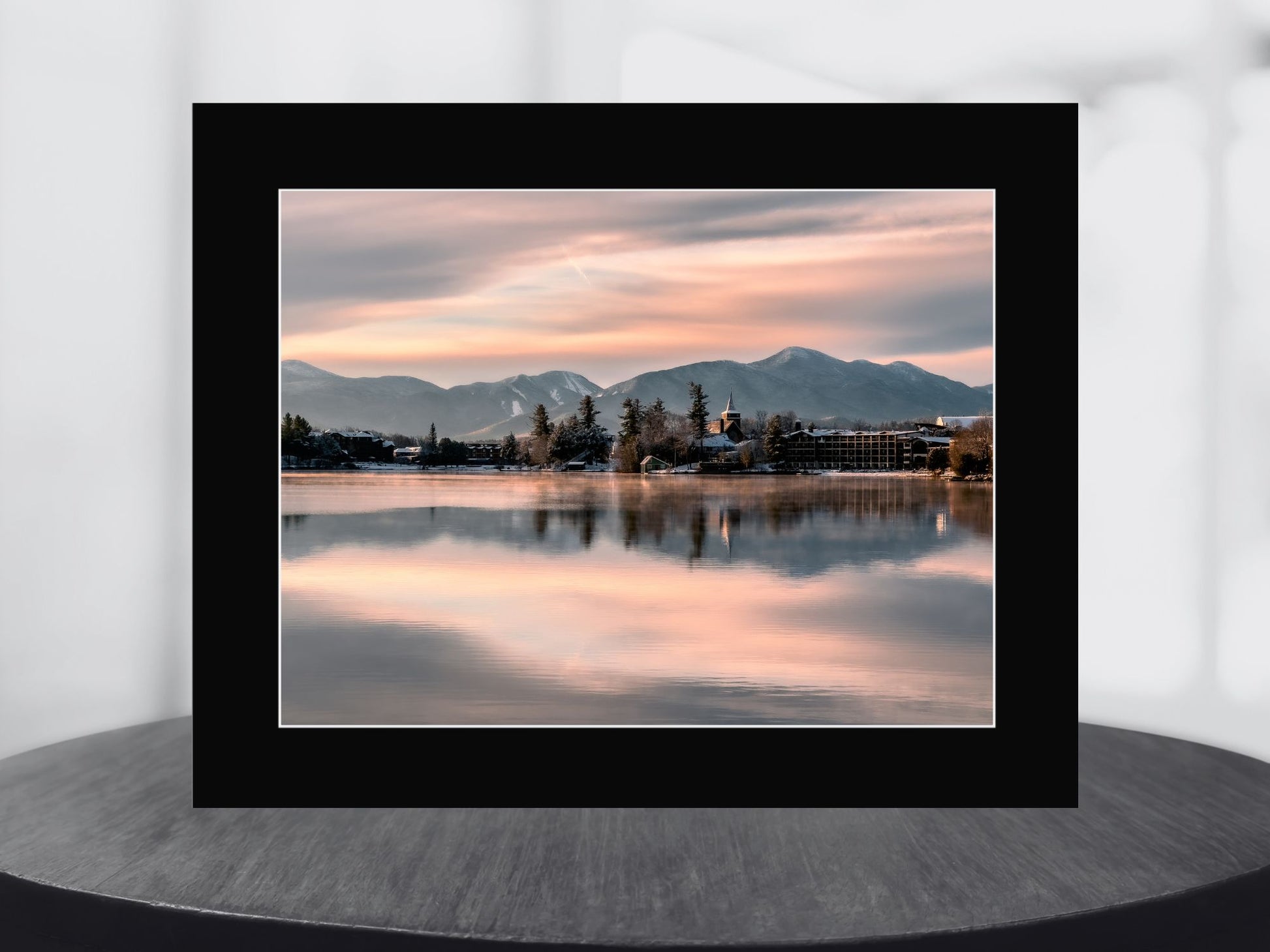 Chilled Reflections Adirondack print.