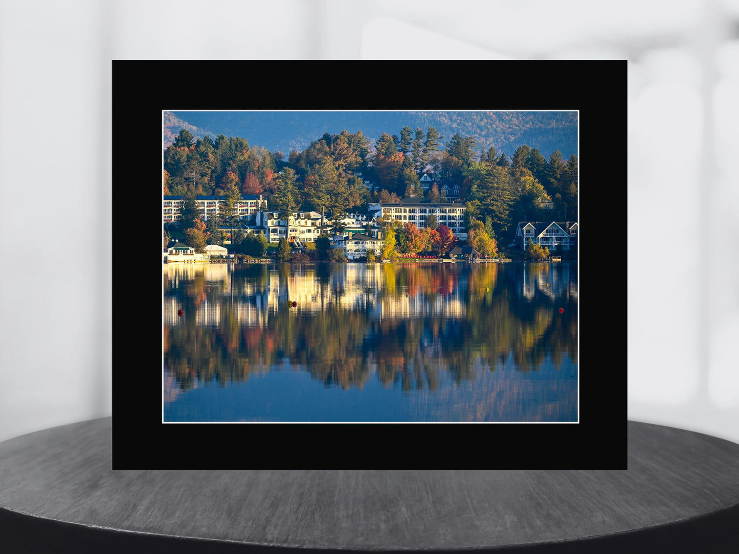 Reflections of Fall's Beauty on Mirror Lake Photographic Print