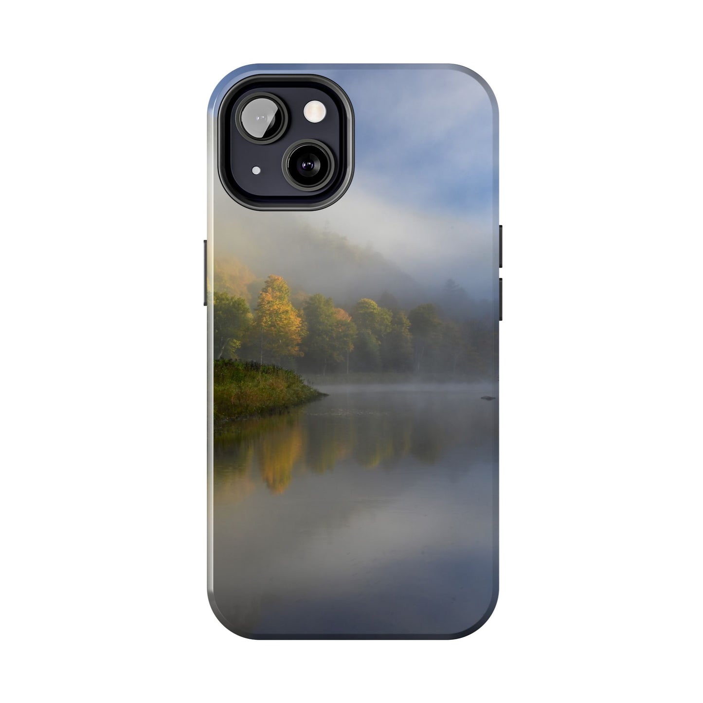 Impact Resistant Phone Case - Ausable River Autumn