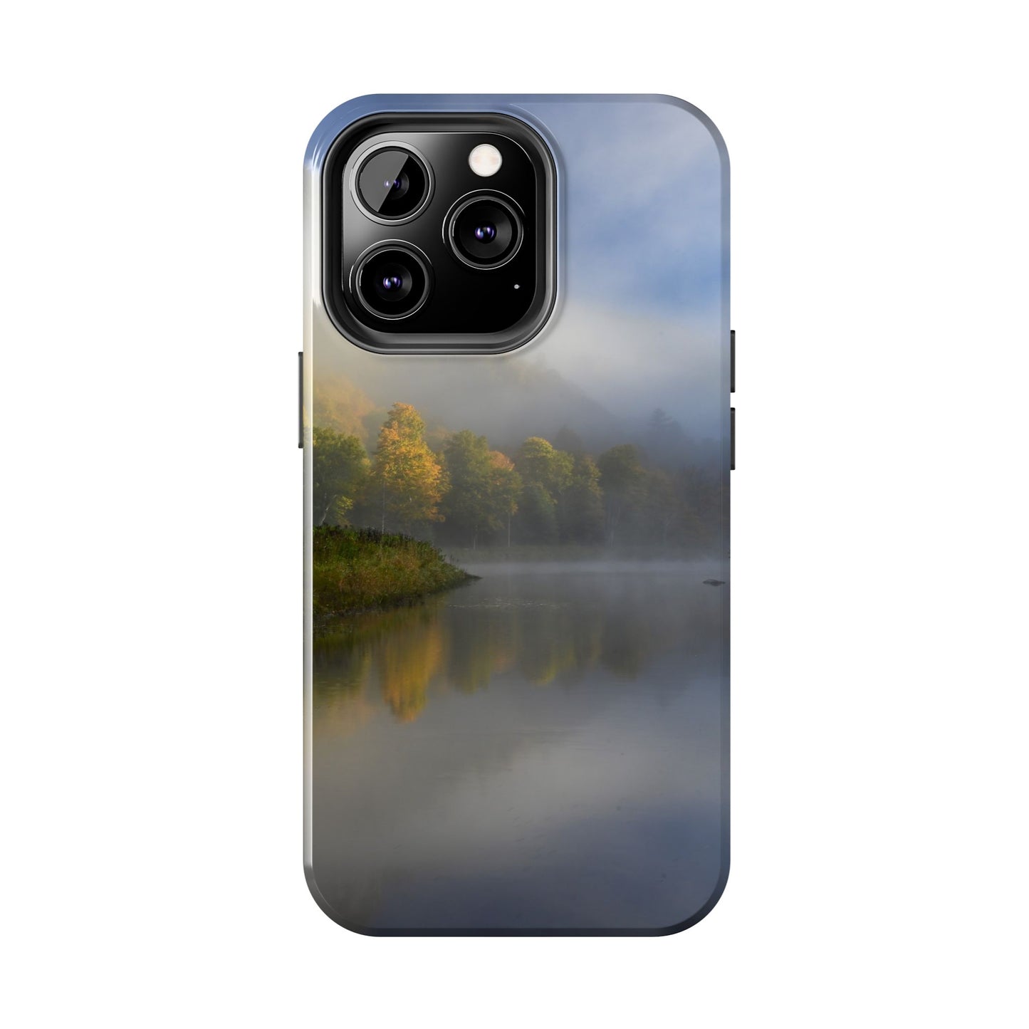 Impact Resistant Phone Case - Ausable River Autumn