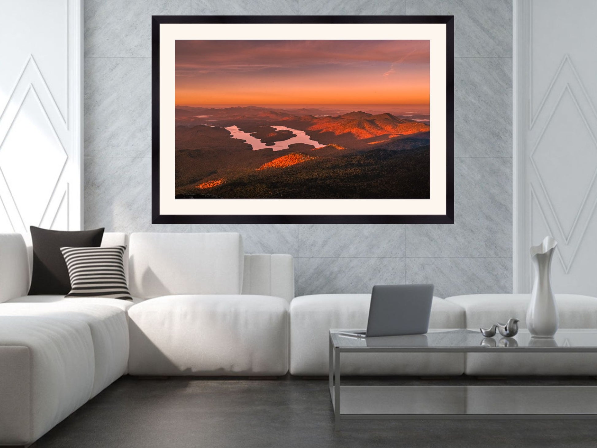Autumn Sunrise Magic from Whiteface photographic print