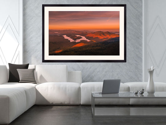 Autumn Sunrise Magic from Whiteface photographic print