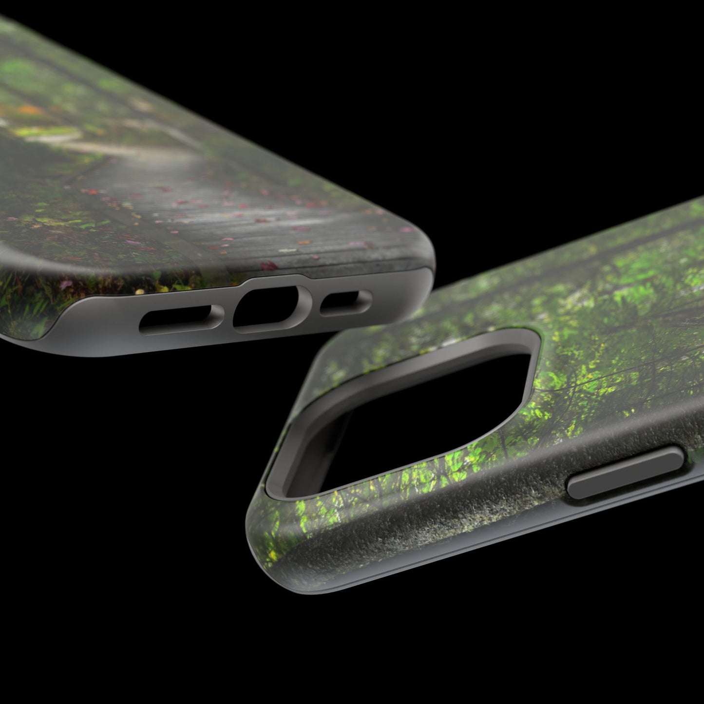 MagSafe Impact Resistant Phone Case - Woodland Boardwalk