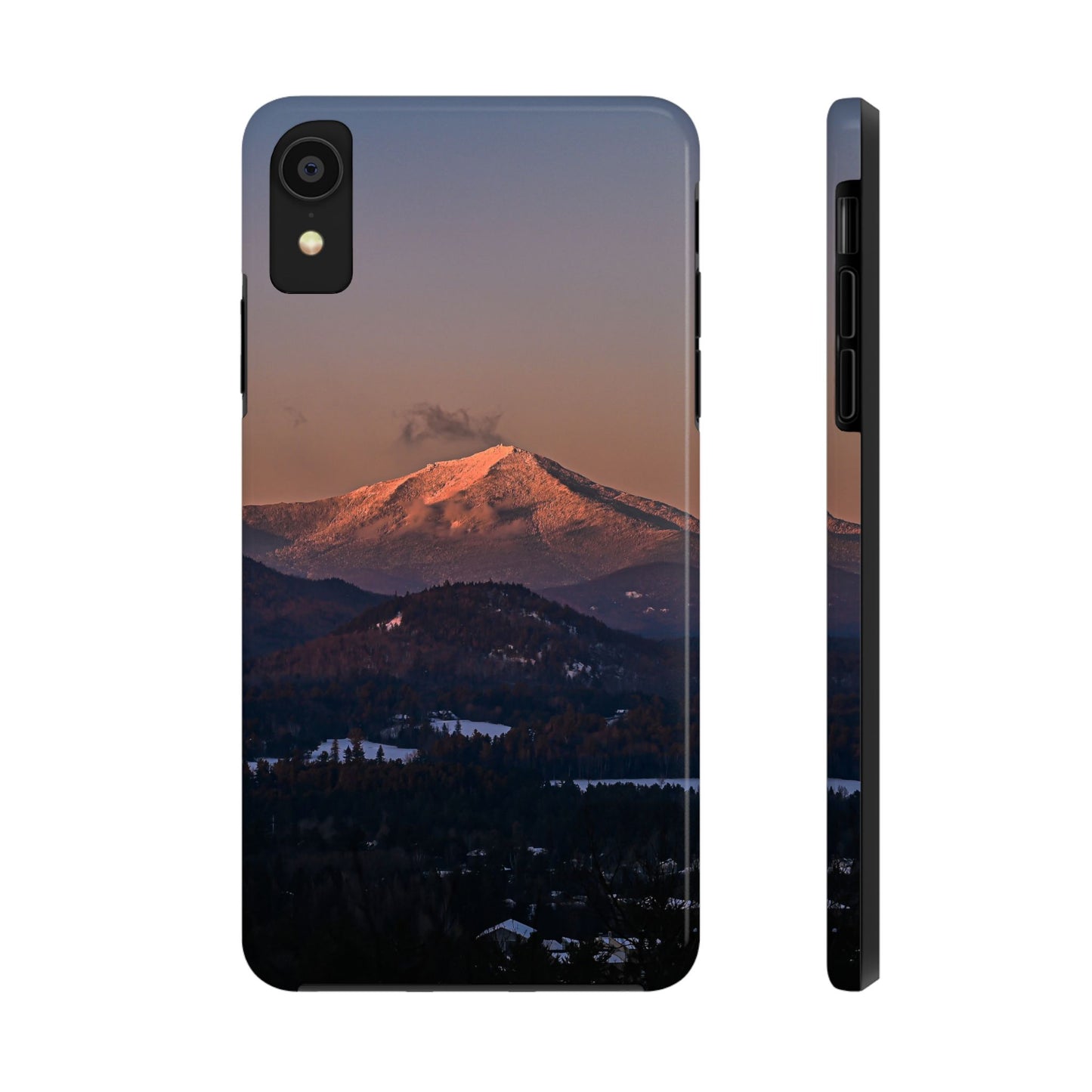 Impact Resistant Phone Case - Sundown in a Mountain Town