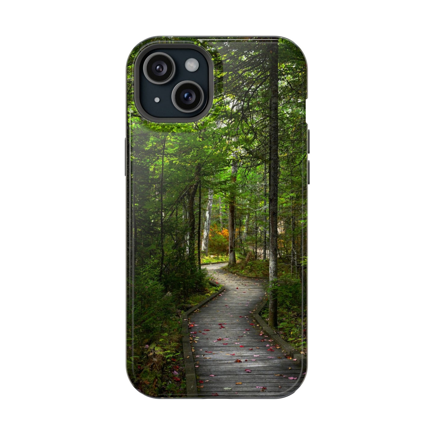 MagSafe Impact Resistant Phone Case - Woodland Boardwalk