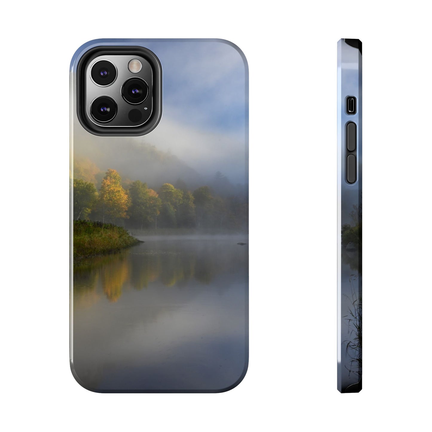 Impact Resistant Phone Case - Ausable River Autumn