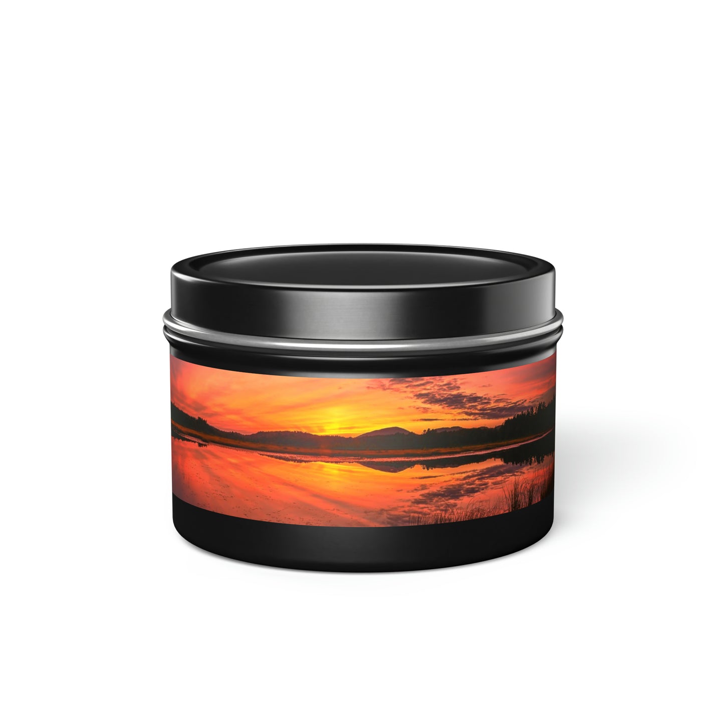 Barnum Pond Sunset Glow - Tin Candle