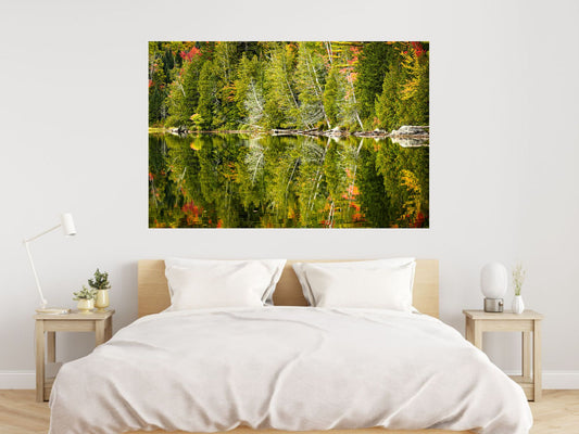 Reflections of September Adirondack print