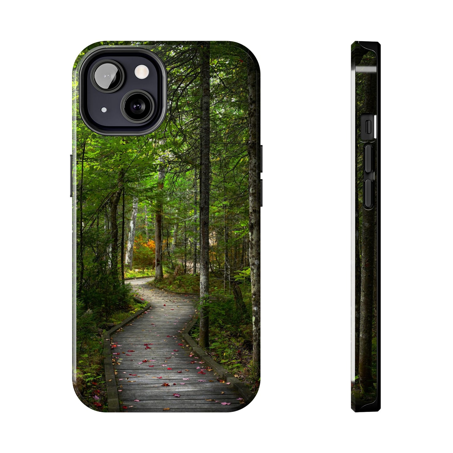 Impact Resistant Phone Case - Woodland Boardwalk