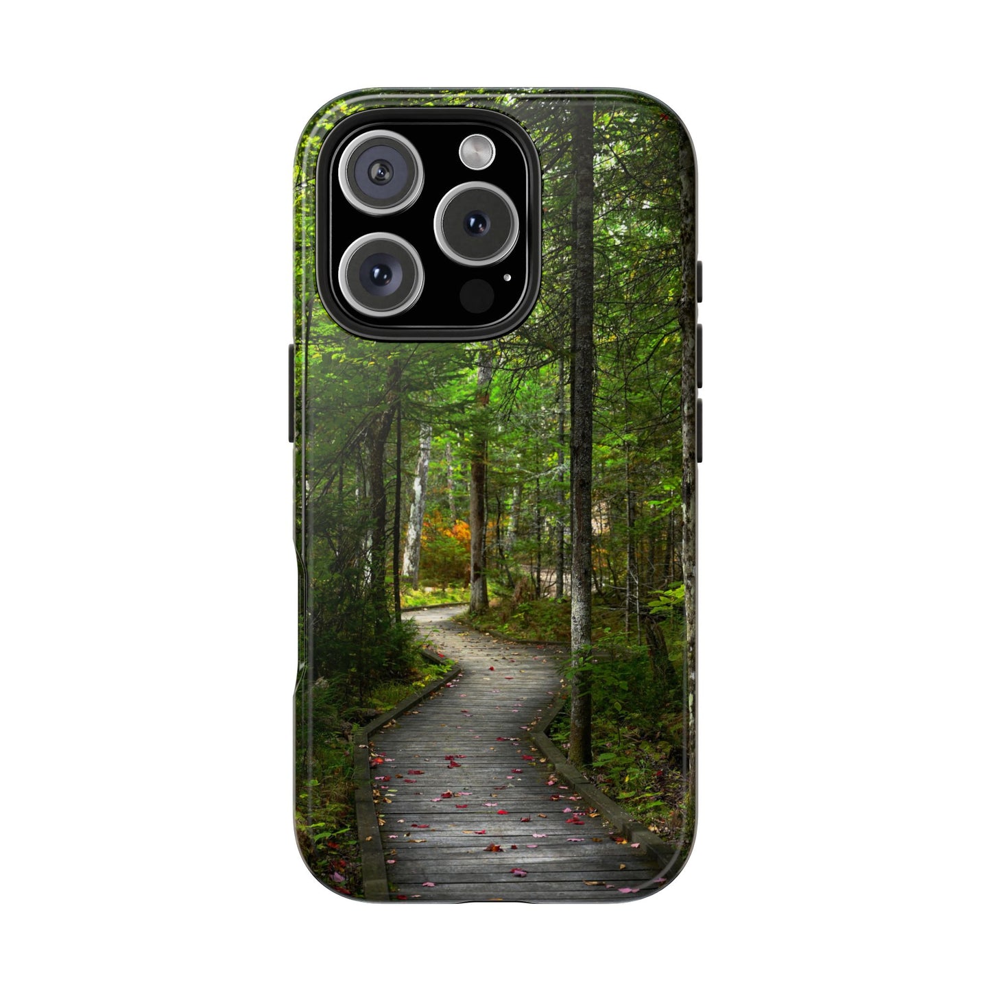 Impact Resistant Phone Case - Woodland Boardwalk