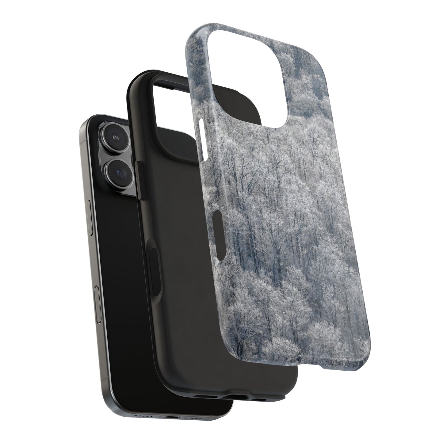 Impact Resistant Phone Case - Frozen trees