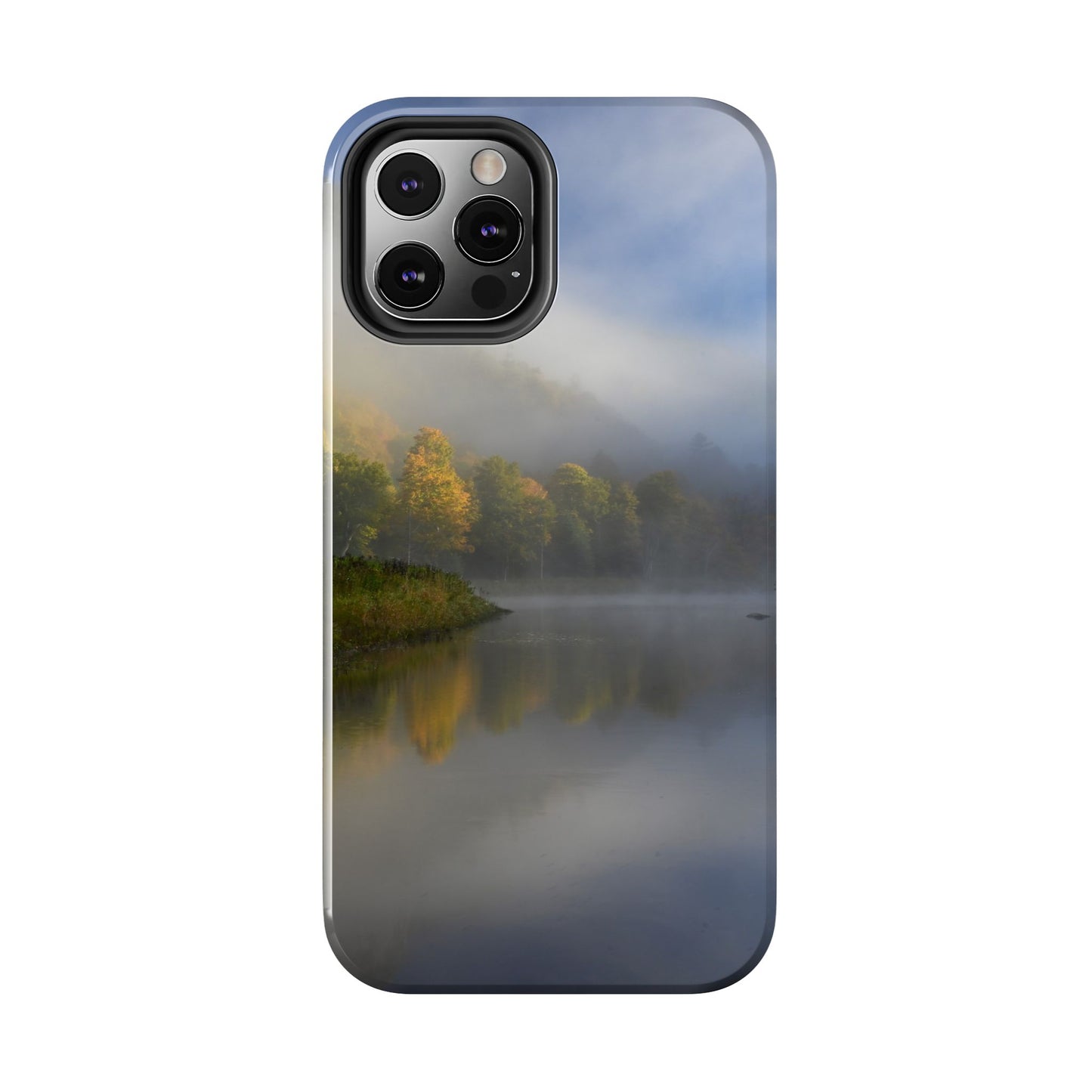 Impact Resistant Phone Case - Ausable River Autumn