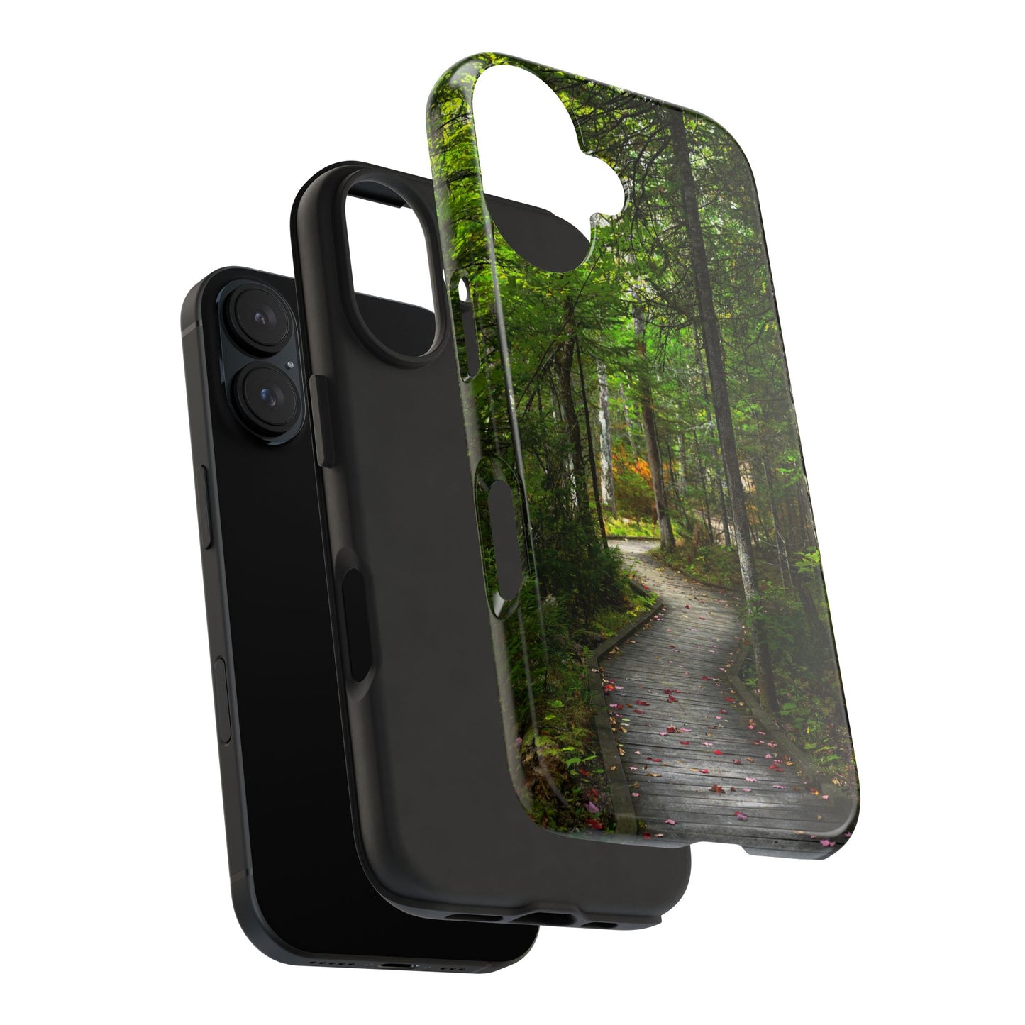 Impact Resistant Phone Case - Woodland Boardwalk